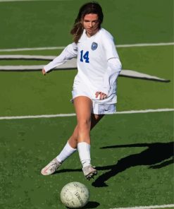 Girl Soccer Players Paint By Numbers