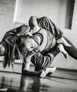 Girls Brazilian Jiu Jitsu Sports Paint By Numbers