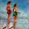 Sea-Themed Girls Portrait Paint By Numbers