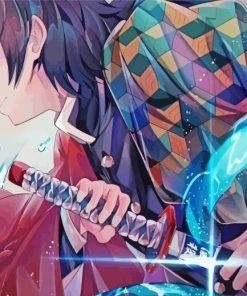 Giyu Tomioka Anime Paint By Numbers