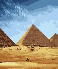 Giza Pyramids Egypt Paint By Numbers