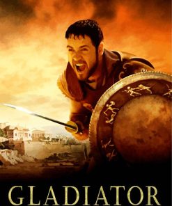 Gladiator Actors Poster Paint By Numbers