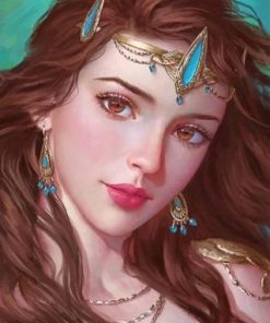 Forest Queen Selene Regener Paint By Numbers