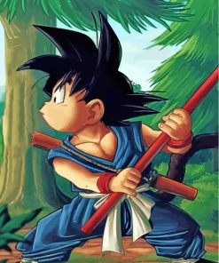 Goku Anime Paint By Numbers