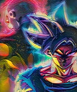Goku vs Jiren Anime Paint By Numbers