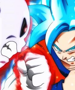 Goku vs Jiren Anime Paint By Numbers