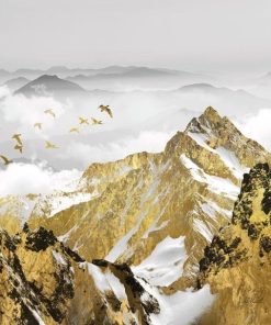 Golden Mountain Landscapes Paint By Numbers