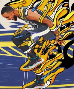 Golden State Warriors Basketball Paint By Numbers