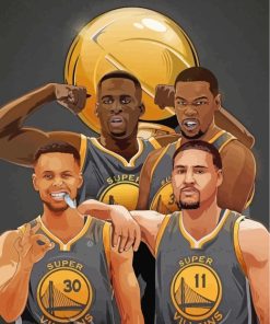 Golden State Warriors Basketball Paint By Numbers