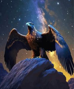 Golden Eagle Art Birds Paint By Numbers