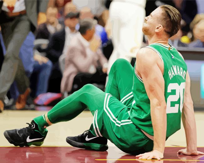 Finalizing Gordon Hayward Paint By Numbers artwork