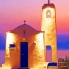 Stunning Santorini Church Paint By Numbers