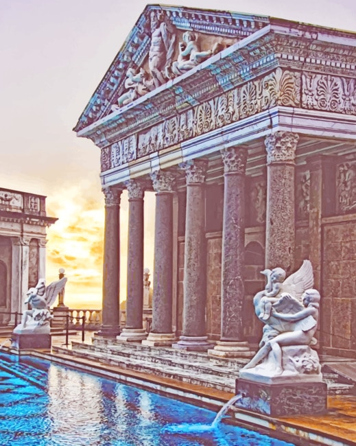 Finalizing artwork of Greek Cities Architecture Paint