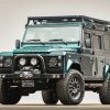 Green Land Rover Defender Car Paint By Numbers