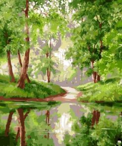 Green River Forest Paint By Numbers