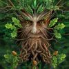 Green Nature Tree Face Paint By Numbers