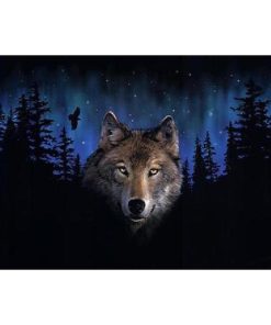 Grey Wolf Wildlife Paint By Numbers