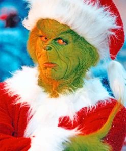 Grinch Cartoon Paint By Numbers