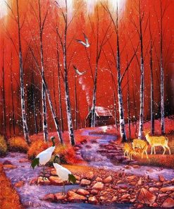 Grove Nature Forest Paint By Numbers