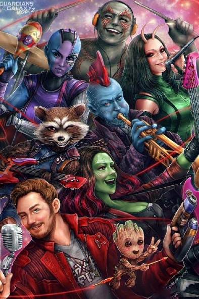 Finalizing the Guardians of the Galaxy Hero Artwork