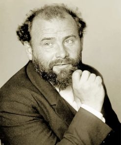 Gustav Klimt Monochrome Paint By Numbers