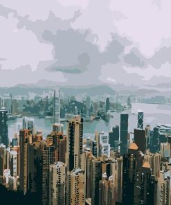 Hong Kong Cityscape Paint By Numbers