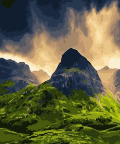 Majestic Scotland Highlands Paint By Numbers