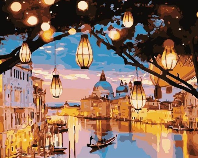 Venice Cityscape Romance Paint By Numbers