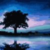 Starry Tree Landscape Paint By Numbers