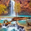 Waterfall Scenic Landscape Paint By Numbers
