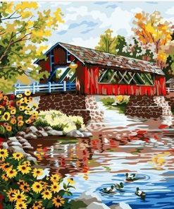 River Landscape Paint By Numbers