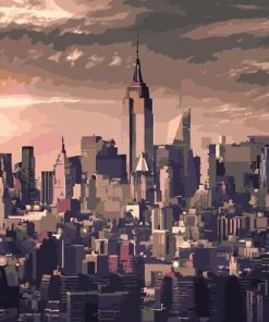 Charming New York Cityscape Paint By Numbers