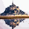 Mont Saint Michel Cityscape Paint By Numbers