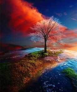 Serene Landscape Scenery Paint By Numbers