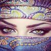 Oriental Woman Eye Paint By Numbers