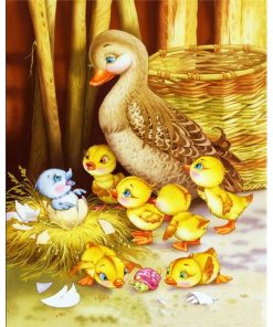 Duck Family Animals Paint By Numbers