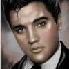 Young Elvis Presley Music Icon Paint By Numbers