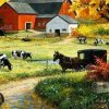 Farmhouse Landscape Paint By Numbers