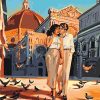 Florence Romance Couple Paint By Numbers