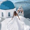 Modern Santorini Bride Paint By Numbers