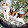 Cat in the Tree Paint By Numbers