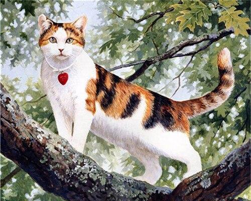 Finalizing Cat in the Tree artwork