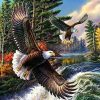 Wild Eagles in Nature Paint By Numbers