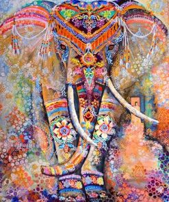 Elephant Mystical Patterns Paint By Numbers