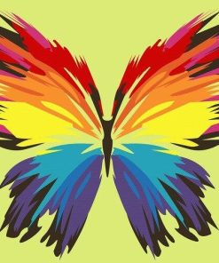 Colorful Butterfly Wildlife Paint By Numbers