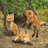 Little Fox Brothers Animal Paint By Numbers