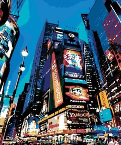 Herald Square Modern City Paint By Numbers