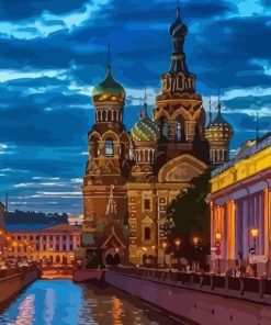 Savior on the Spilled Blood Moscow Paint By Numbers