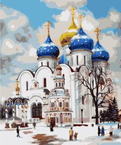 Ukraine Cathedral Cityscape Paint By Numbers