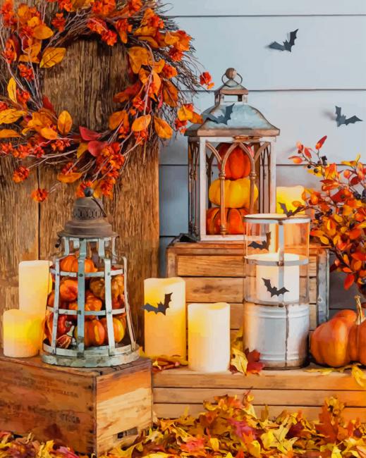 Finalizing the Halloween Celebration Craft Artwork